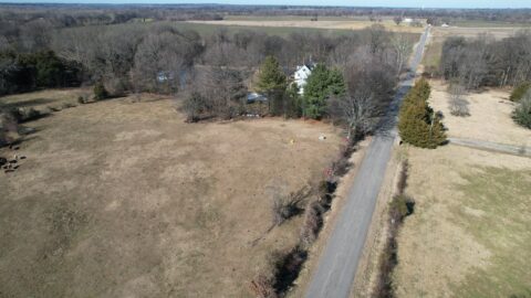 Terrain and landscape of 0 acre wooded cleared land in Dyer County Tennessee