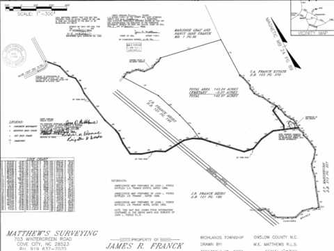 Land features on 143.2 acre property in Onslow County North Carolina - image 7 of 24