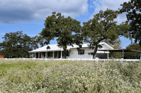 34.9 acre unrestricted cleared property for sale in Freestone County Texas - aerial overview