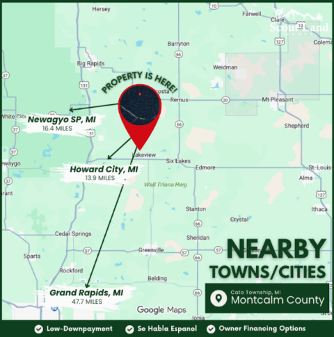 Land features on 28 acre property in Montcalm County Michigan - image 7 of 24