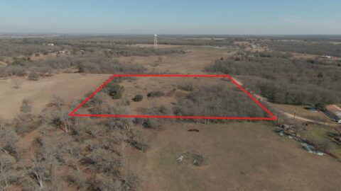 Terrain and landscape of 6 acre unrestricted wooded land in Milam County Texas